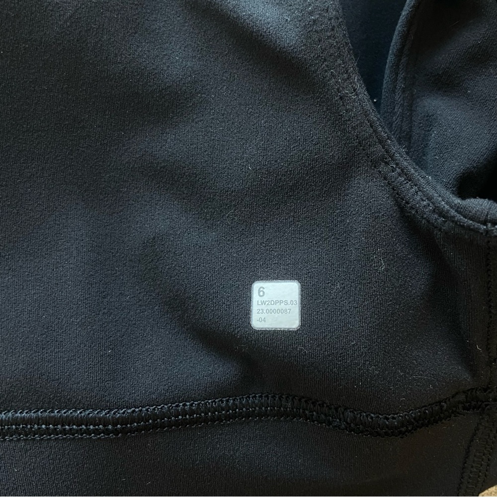 lululemon Black One-Shoulder Asymmetrical Bra Top - Picture 4 of 4
